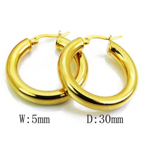 Wholesale Stainless Steel 316L Hollow Earrings NO.#BC58E0334M0
