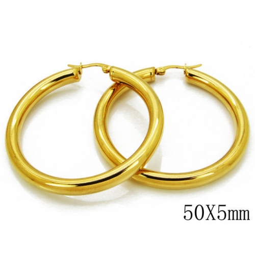 Wholesale Stainless Steel 316L Hollow Earrings NO.#BC58E0464M0