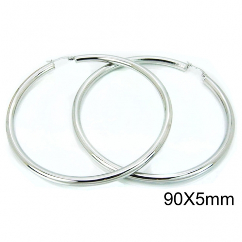 Wholesale Stainless Steel 316L Hoop Earrings NO.#BC58E1171HRR