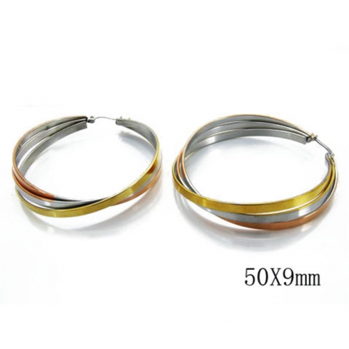Wholesale Stainless Steel 316L Multi-Layer Earrings NO.#BC58E0186P0