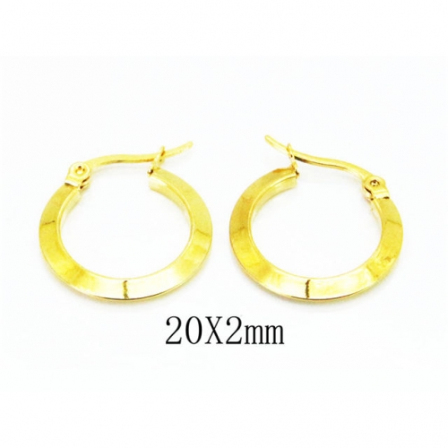 Wholesale Stainless Steel 316L Hoop Earrings NO.#BC58E1268IA