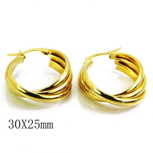 Wholesale Stainless Steel 316L Multi-Layer Earrings NO.#BC58E0425N0