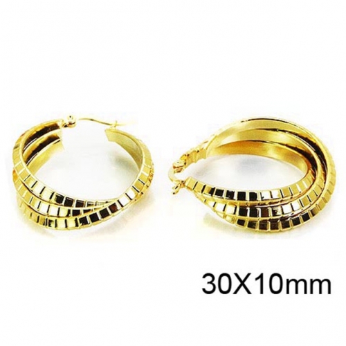 Wholesale Stainless Steel 316L Multi-Layer Earrings NO.#BC58E0979KL