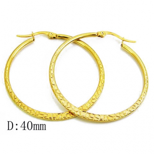 Wholesale Stainless Steel 316L Hoop Earrings NO.#BC58E0373J0