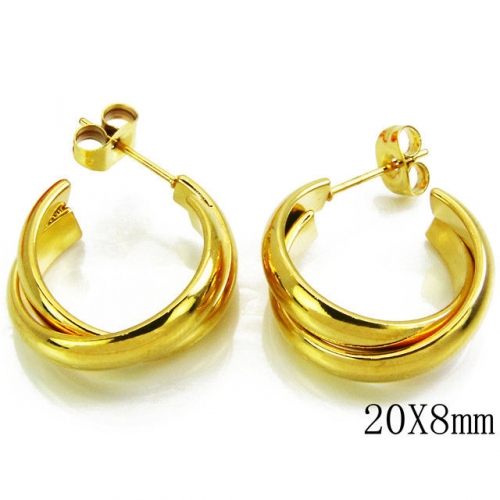 Wholesale Stainless Steel 316L Multi-Layer Earrings NO.#BC70E0196LZ