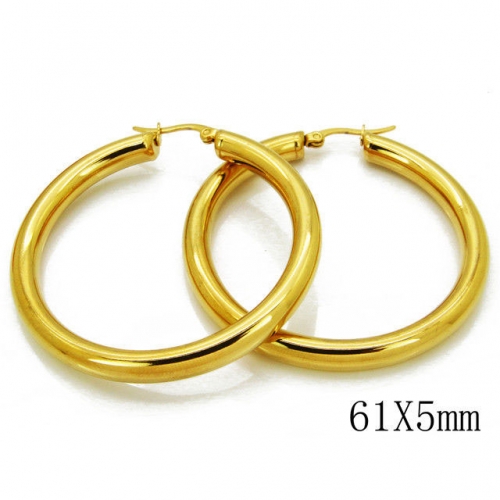 Wholesale Stainless Steel 316L Hollow Earrings NO.#BC58E0468N0