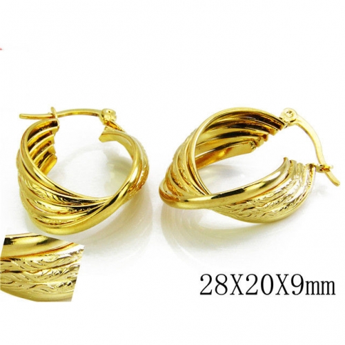 Wholesale Stainless Steel 316L Multi-Layer Earrings NO.#BC70E0251NZ