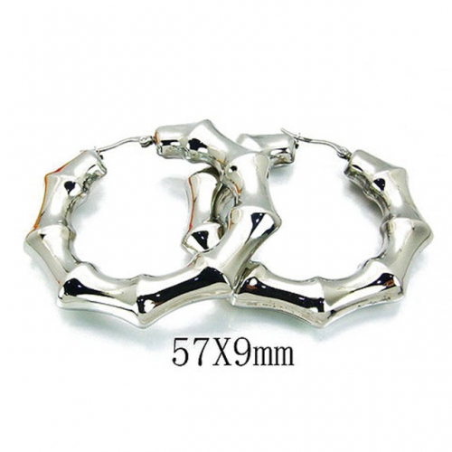 Wholesale Stainless Steel 316L Hollow Earrings NO.#BC08E0006HEE