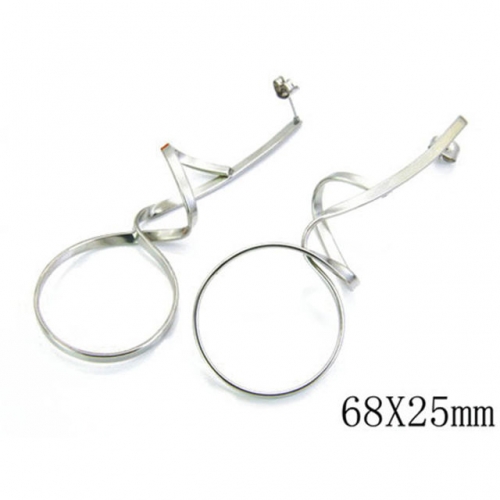 Wholesale Stainless Steel 316L Dangle Earrings NO.#BC70E0450MZ