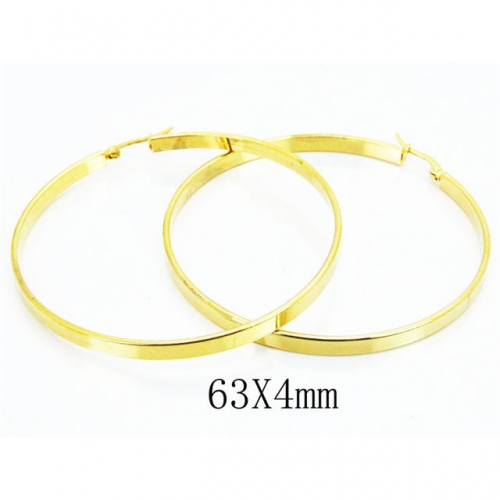Wholesale Stainless Steel 316L Hoop Earrings NO.#BC58E1248JE