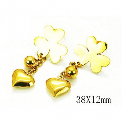 Wholesale Stainless Steel 316L Dangle Earrings NO.#BC64E0113OE