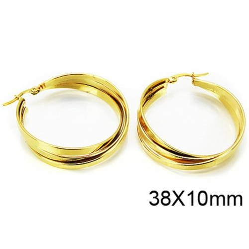 Wholesale Stainless Steel 316L Multi-Layer Earrings NO.#BC58E0495MS