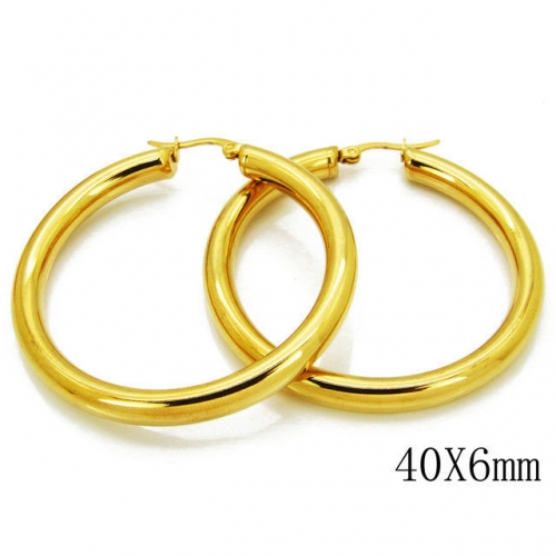 Wholesale Stainless Steel 316L Hollow Earrings NO.#BC58E0460M0