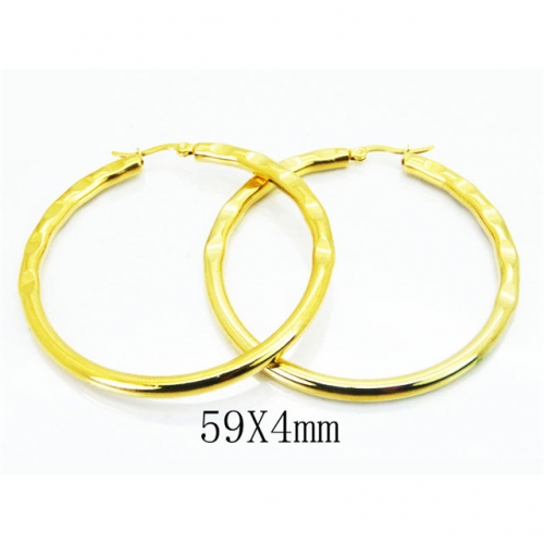 Wholesale Stainless Steel 316L Hoop Earrings NO.#BC58E1254LS