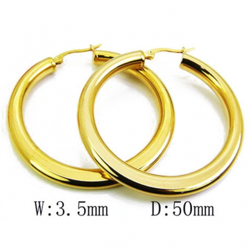 Wholesale Stainless Steel 316L Hollow Earrings NO.#BC58E0338O0