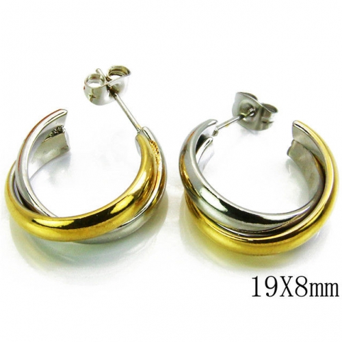 Wholesale Stainless Steel 316L Multi-Layer Earrings NO.#BC70E0195MZ