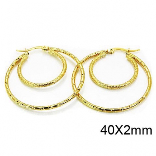 Wholesale Stainless Steel 316L Multi-Layer Earrings NO.#BC58E0951KLF