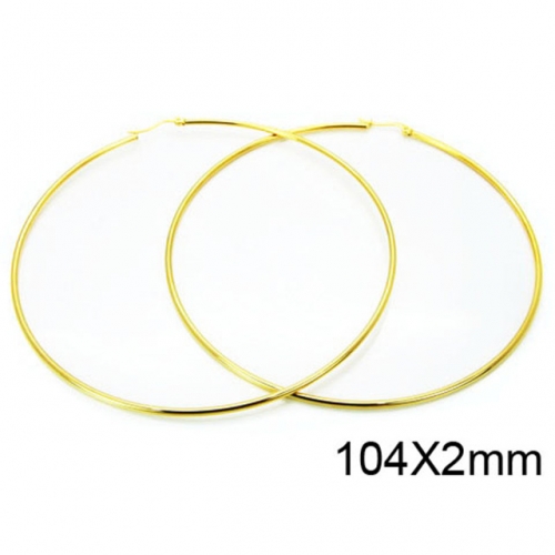 Wholesale Stainless Steel 316L Hoop Earrings NO.#BC58E0602LQ