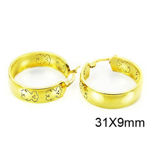 Wholesale Stainless Steel 316L Fashion Earrings NO.#BC64E0119HHD