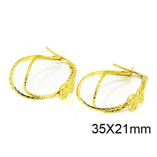Wholesale Stainless Steel 316L Fashion Earrings NO.#BC64E0117HJZ