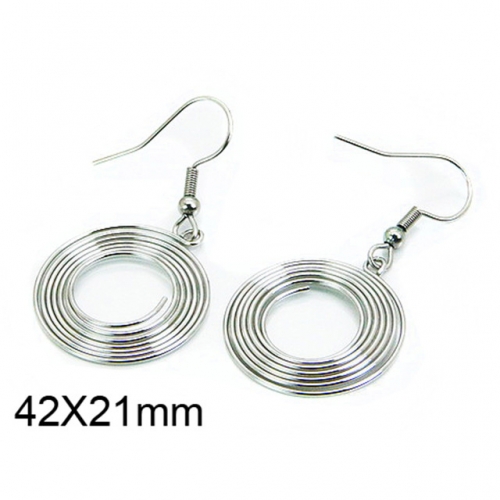 Wholesale Stainless Steel 316L Threader & Climber Earrings NO.#BC64E0309LZ