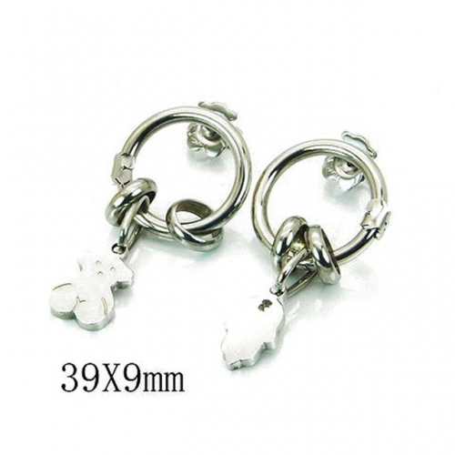 Wholesale Stainless Steel 316L Fashion Earrings NO.#BC90E0167HHC