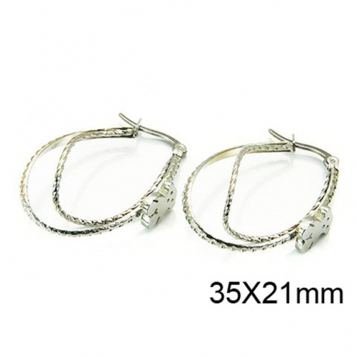 Wholesale Stainless Steel 316L Fashion Earrings NO.#BC64E0116HID