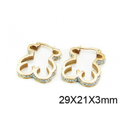 Wholesale Stainless Steel 316L Fashion Earrings NO.#BC64E0084HNY