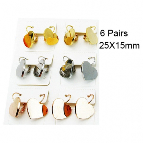 BaiChuan Wholesale Stainless Steel 316L Popular Earrings NO.#BC58E0482IKD