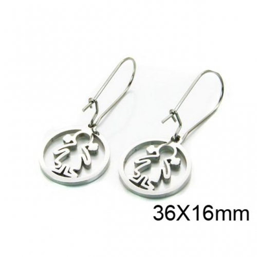 Wholesale Stainless Steel 316L Threader & Climber Earrings NO.#BC91E0533MR