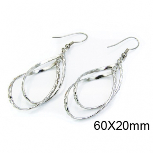 Wholesale Stainless Steel 316L Threader & Climber Earrings NO.#BC70E0448LZ