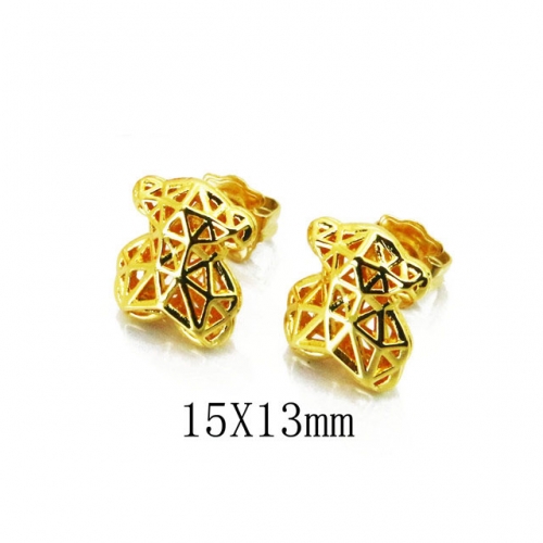 Wholesale Stainless Steel 316L Fashion Earrings NO.#BC90E0240HNS
