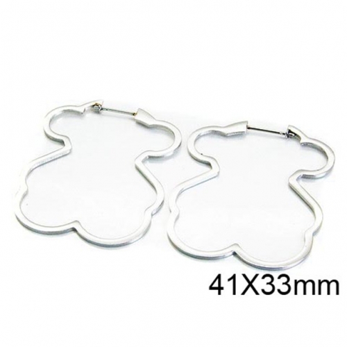 Wholesale Stainless Steel 316L Fashion Earrings NO.#BC90E0181ND
