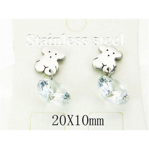 Wholesale Stainless Steel 316L Fashion Earrings NO.#BC25E0590IL