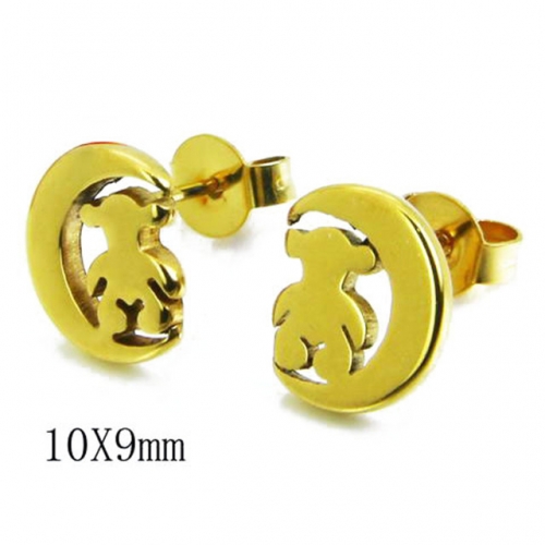 Wholesale Stainless Steel 316L Fashion Earrings NO.#BC30E1239I3