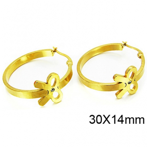 BaiChuan Wholesale Stainless Steel 316L Popular Earrings NO.#BC58E0566LR