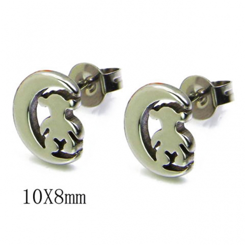 Wholesale Stainless Steel 316L Fashion Earrings NO.#BC30E1225H6