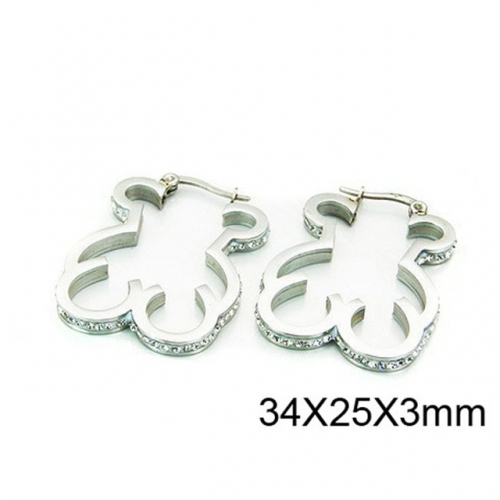 Wholesale Stainless Steel 316L Fashion Earrings NO.#BC64E0079HMS