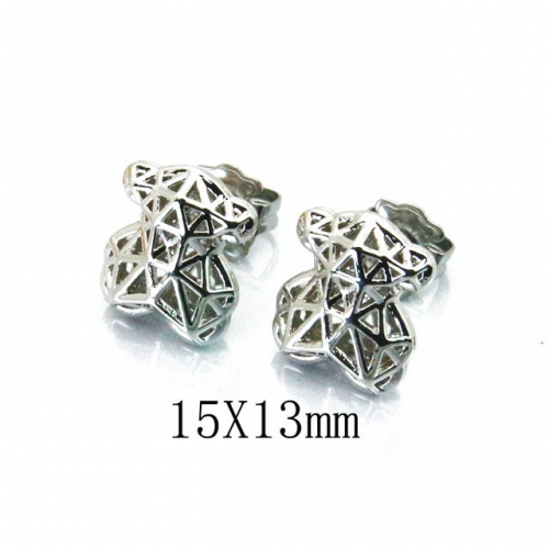 Wholesale Stainless Steel 316L Fashion Earrings NO.#BC90E0239HMD