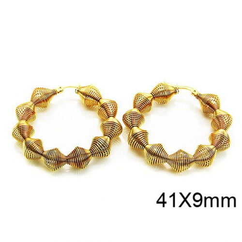 BaiChuan Wholesale Stainless Steel 316L Popular Earrings NO.#BC58E0769LS