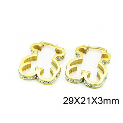 Wholesale Stainless Steel 316L Fashion Earrings NO.#BC64E0083HNT