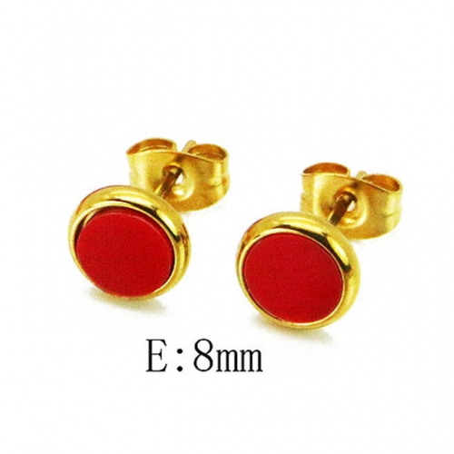 Wholesale Stainless Steel 316L Crystal / Zircon Ear Studs NO.#BC25E0685KR