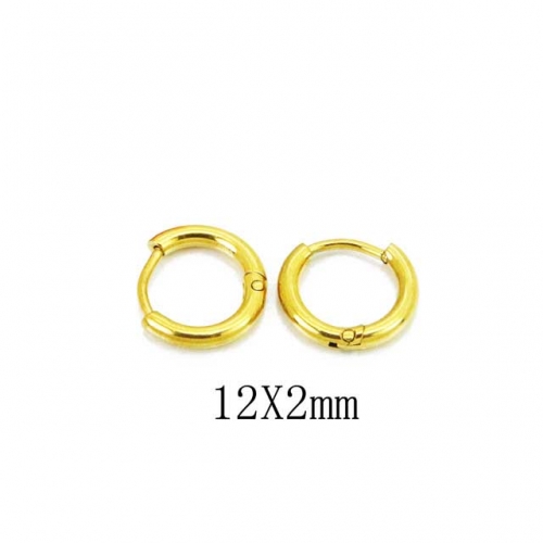 Wholesale Stainless Steel 316L Round Endless Hoop Earrings NO.#BC70E0641IL