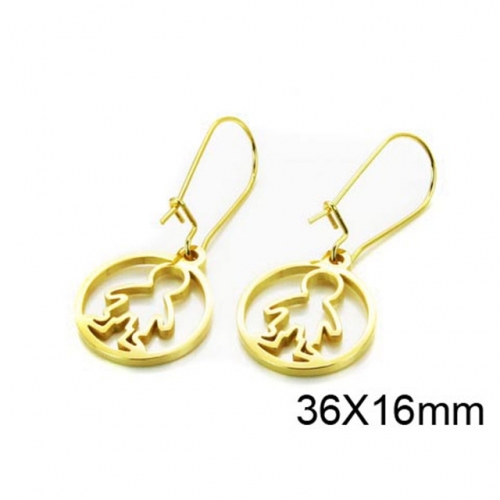 Wholesale Stainless Steel 316L Threader & Climber Earrings NO.#BC91E0532NW