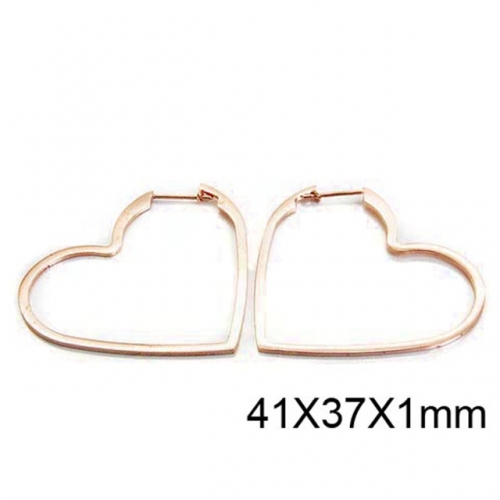 BaiChuan Wholesale Stainless Steel 316L Popular Earrings NO.#BC90E0190OW