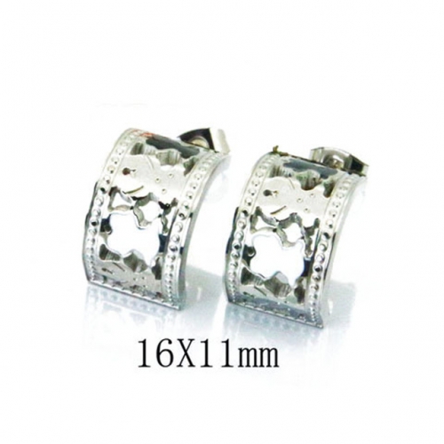 Wholesale Stainless Steel 316L Fashion Earrings NO.#BC64E0382PQ