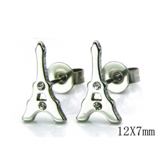 Wholesale Stainless Steel 316L Post & Ear Stud NO.#BC30E1405HO