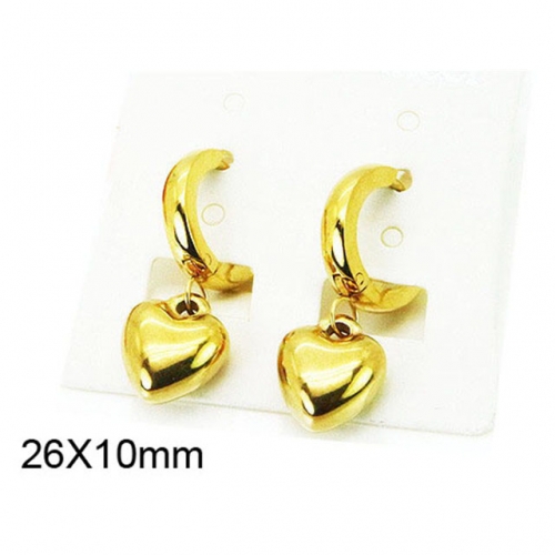 BaiChuan Wholesale Stainless Steel 316L Popular Earrings NO.#BC25E0667NA