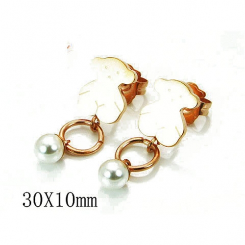 Wholesale Stainless Steel 316L Fashion Earrings NO.#BC90E0171PC