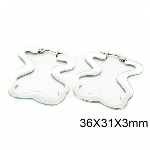 Wholesale Stainless Steel 316L Fashion Earrings NO.#BC64E0073HHR